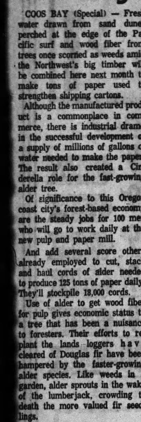 Clipping from Corvallis Gazette-Times